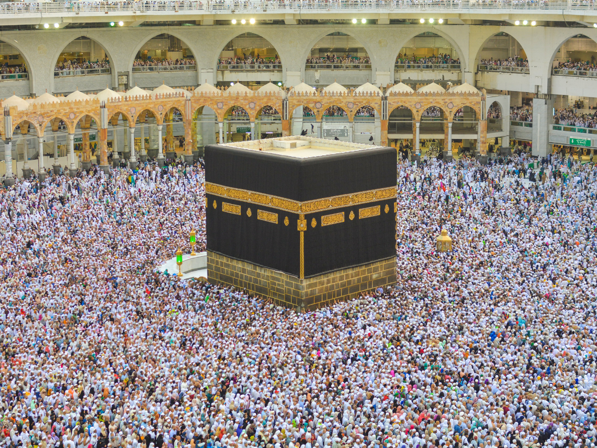 The holy sanctuary in Mecca